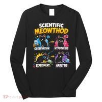 Scientific Meowthod Cat Themed Educational Fun Long Sleeve Shirt thumb 0