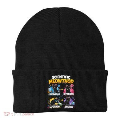 Scientific Meowthod Cat Themed Educational Fun Beanie