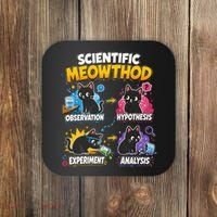 Scientific Meowthod Cat Themed Educational Fun Coaster thumb 0
