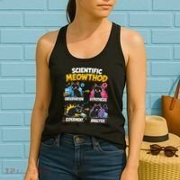 Scientific Meowthod Cat Themed Educational Fun Women's Tank Top thumb 2