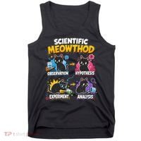 Scientific Meowthod Cat Themed Educational Fun Tank Top thumb 0