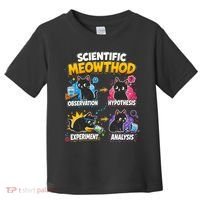 Scientific Meowthod Cat Themed Educational Fun Toddler T-Shirt thumb 0