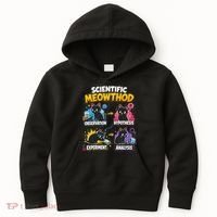 Scientific Meowthod Cat Themed Educational Fun Kids Hoodie thumb 0