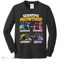 Scientific Meowthod Cat Themed Educational Fun Kids Long Sleeve Shirt thumb 0