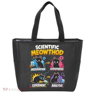Scientific Meowthod Cat Themed Educational Fun Tote Bag
