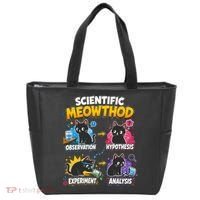 Scientific Meowthod Cat Themed Educational Fun Tote Bag thumb 0