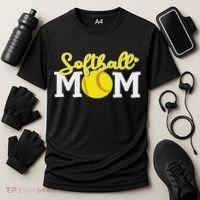 Softball Mom Cute For Mother Love Softball Cooling Performance Crew T-Shirt thumb 3