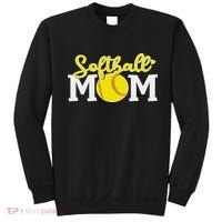 Softball Mom Cute For Mother Love Softball Sweatshirt thumb 0
