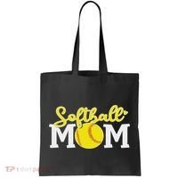 Softball Mom Cute For Mother Love Softball Tote Bag thumb 0