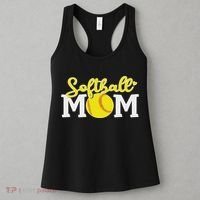 Softball Mom Cute For Mother Love Softball Women's Tank Top thumb 3