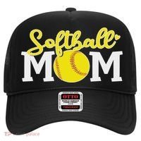 Softball Mom Cute For Mother Love Softball Hat thumb 0