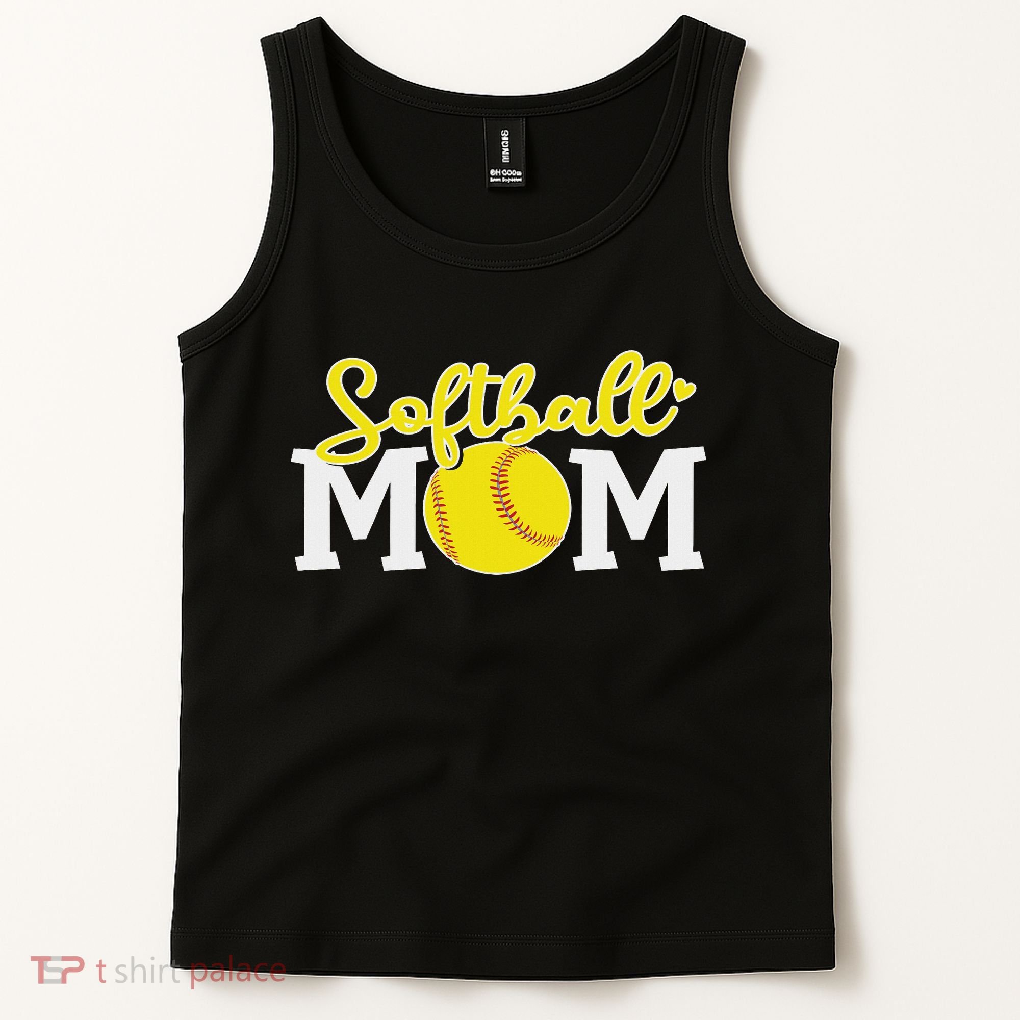 Softball Mom Cute For Mother Love Softball Tank Top