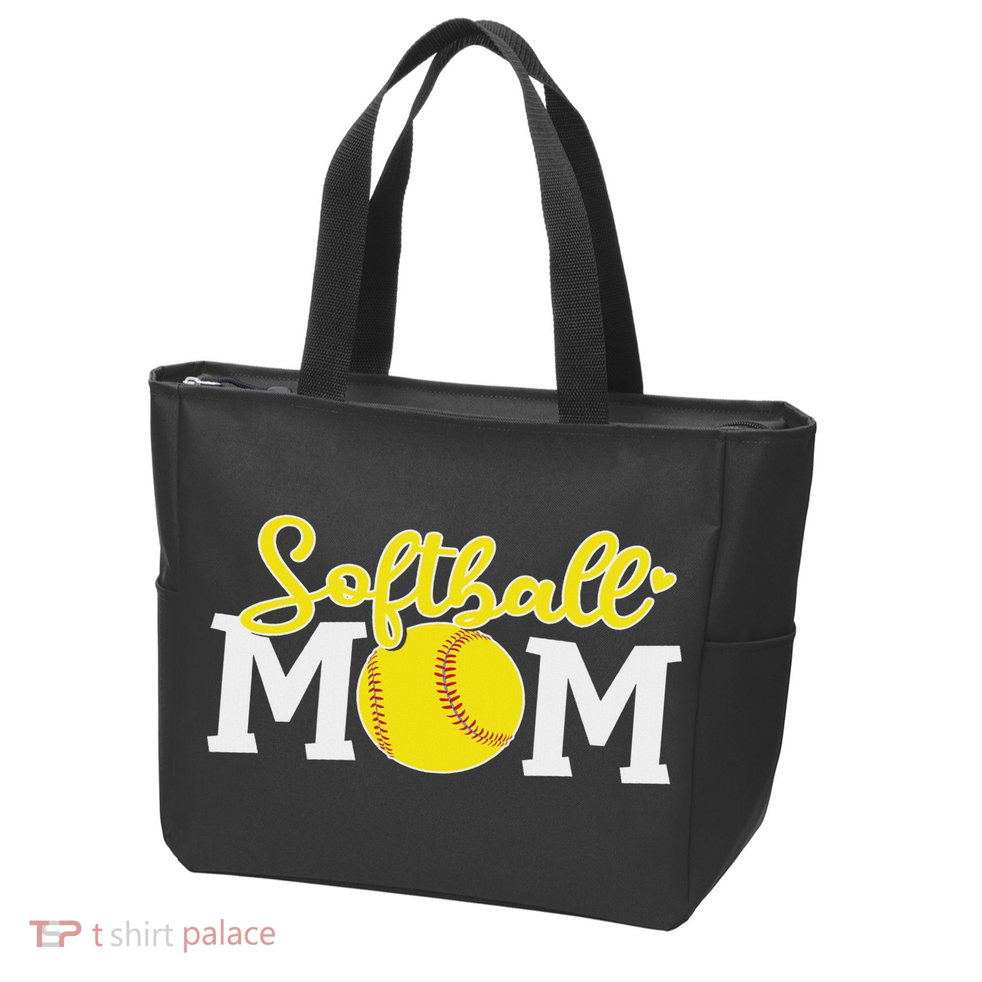 Softball Mom Cute For Mother Love Softball Tote Bag