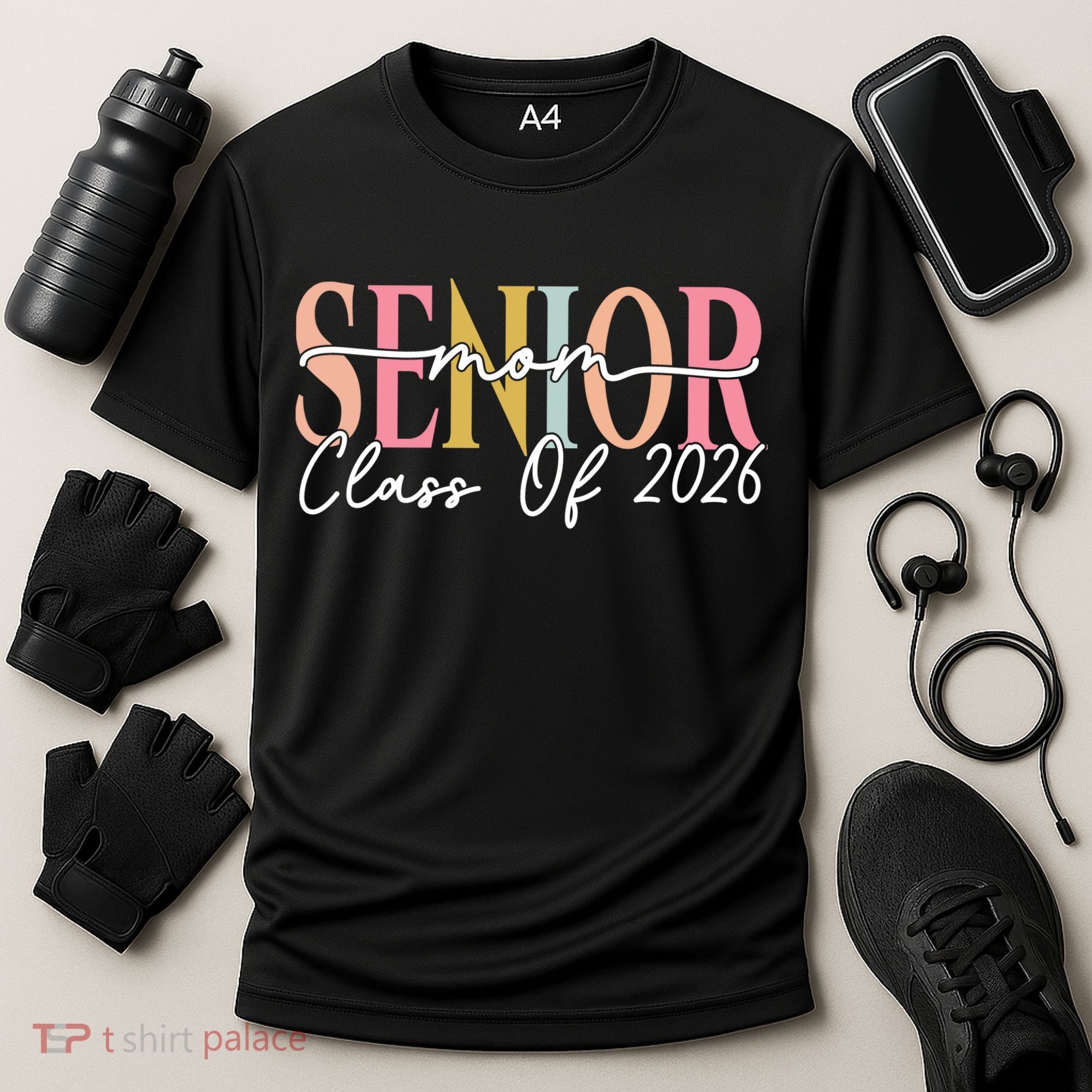 Senior Mom Class Of 2026 Cooling Performance Crew T-Shirt