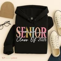 Senior Mom Class Of 2026 Hoodie thumb 4