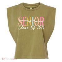 Senior Mom Class Of 2026 Garment-Dyed Women's Muscle Tee thumb 0