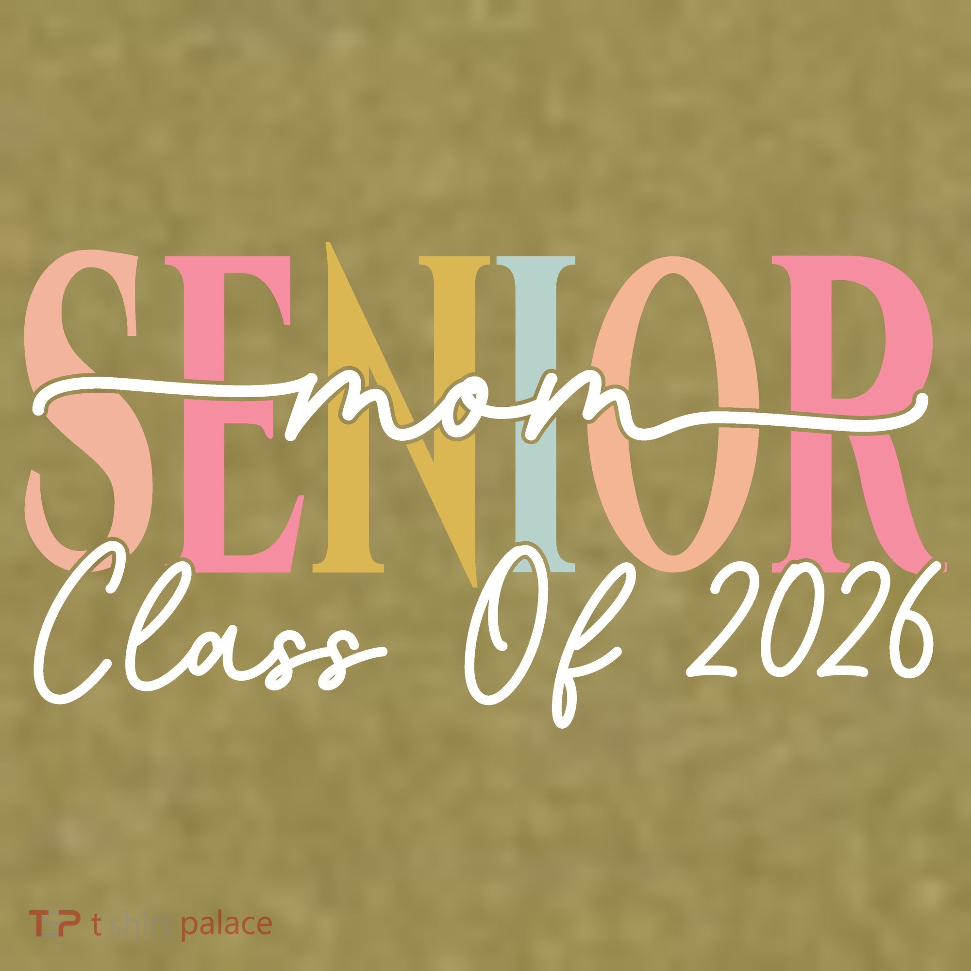 Senior Mom Class Of 2026 Garment-Dyed Women's Muscle Tee