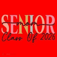 Senior Mom Class Of 2026 Santa Hat thumb 1