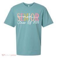 Senior Mom Class Of 2026 Sueded Cloud Jersey T-Shirt thumb 0