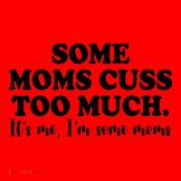 Some Moms Cuss Too Much Its Me Im The Some Moms Funny Santa Hat thumb 1