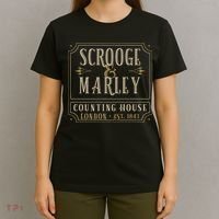 Scrooge & Marley Counting House London Established 1843 T-Shirt thumb 4