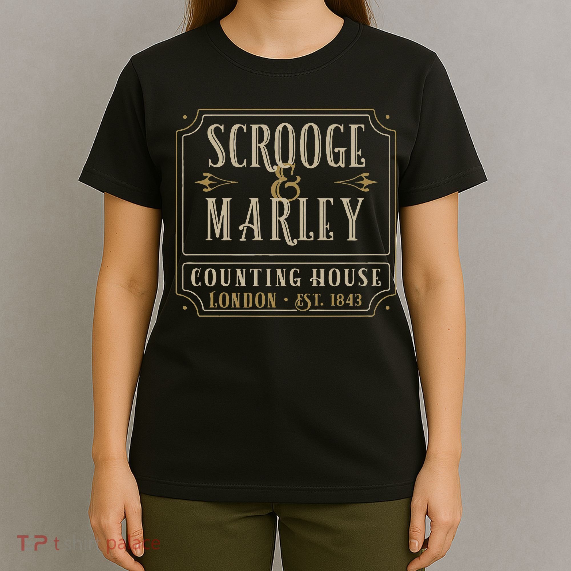 Scrooge & Marley Counting House London Established 1843 T-Shirt