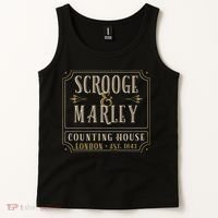 Scrooge & Marley Counting House London Established 1843 Tank Top thumb 2