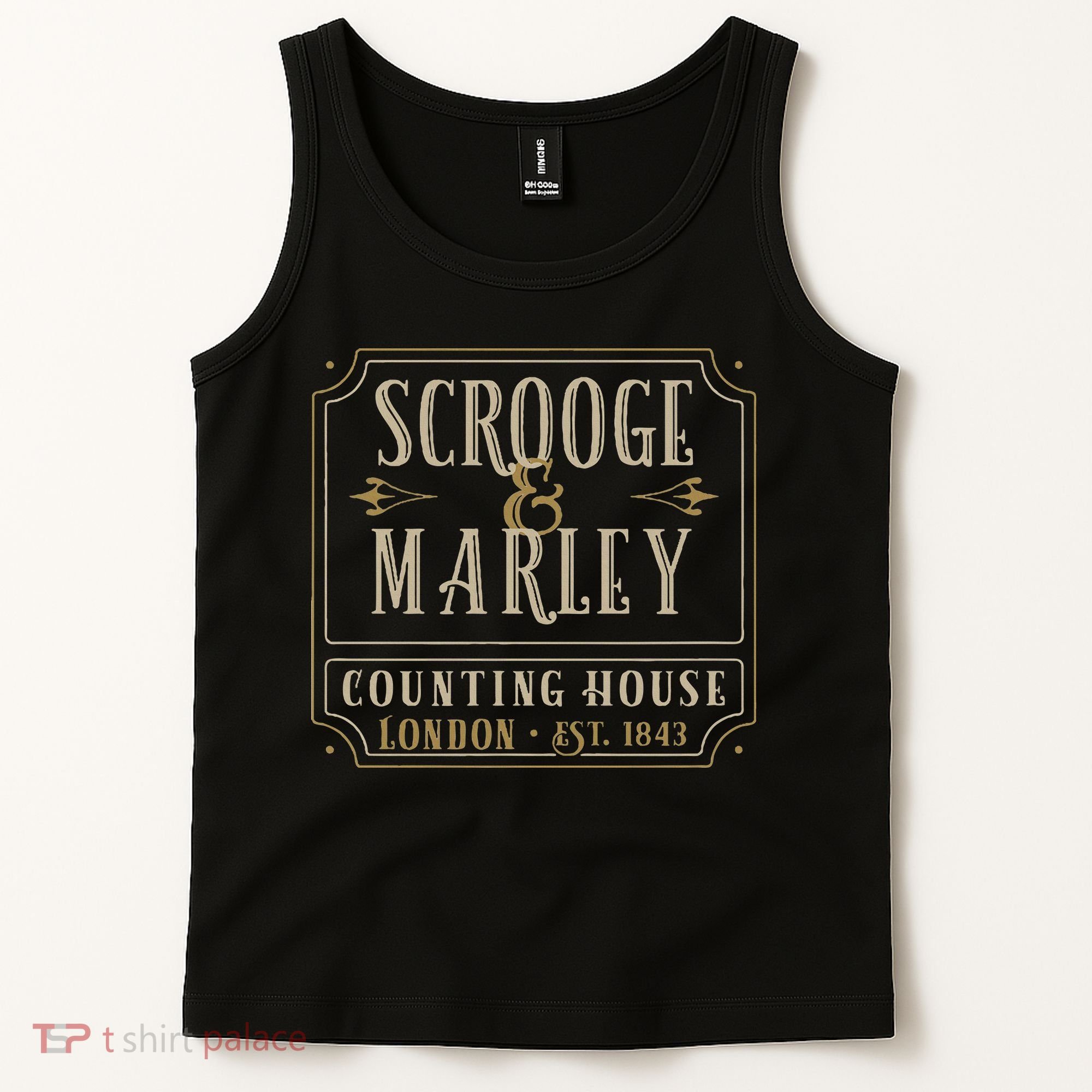 Scrooge & Marley Counting House London Established 1843 Tank Top