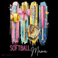 Softball Mom Coquette Brushstroke Mothers Day Gift Coffee Mug thumb 5
