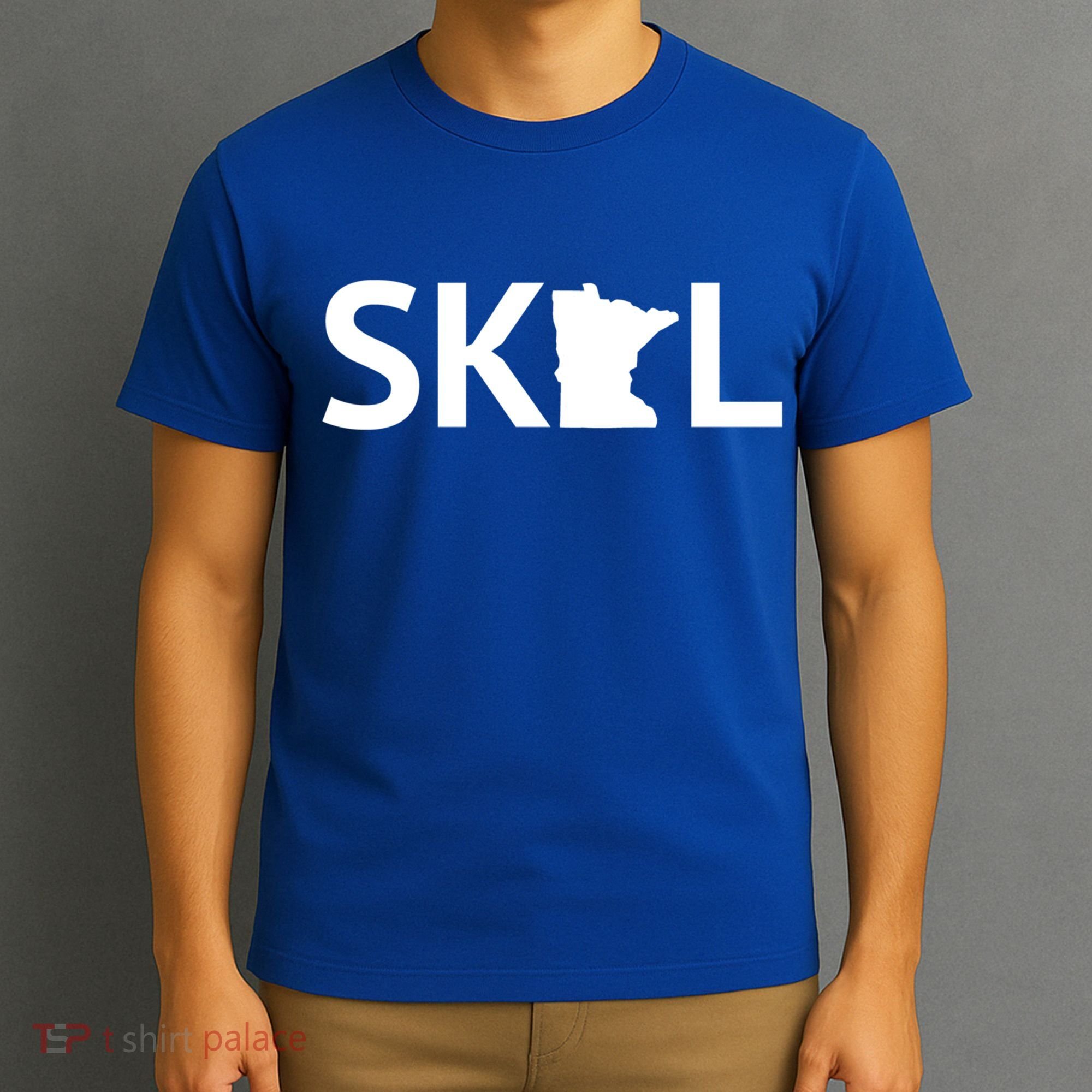 Skol Minnesota Cool Gift Let's Go Mn Hooded Great Gift T-Shirt