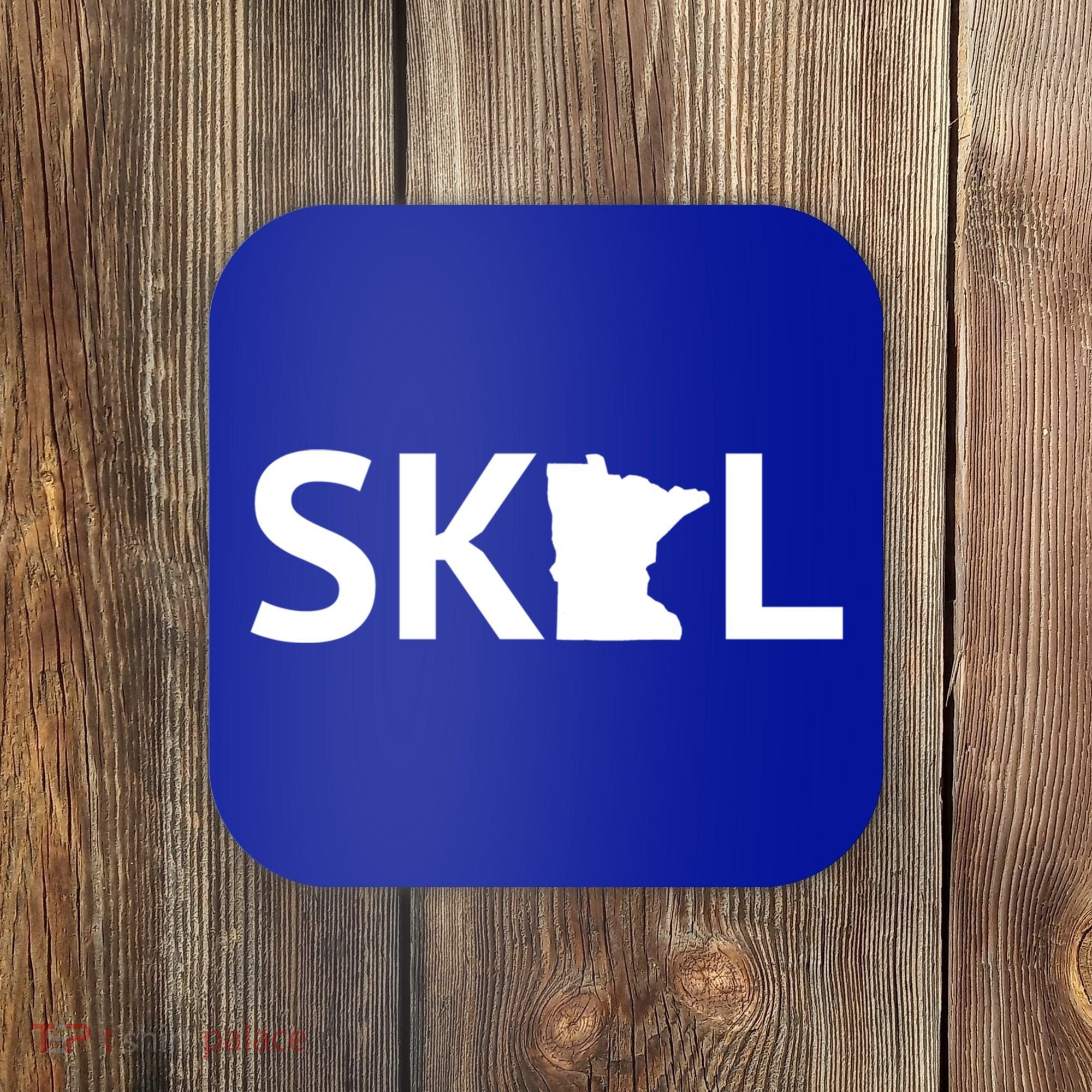 Skol Minnesota Cool Gift Let's Go Mn Hooded Great Gift Coaster
