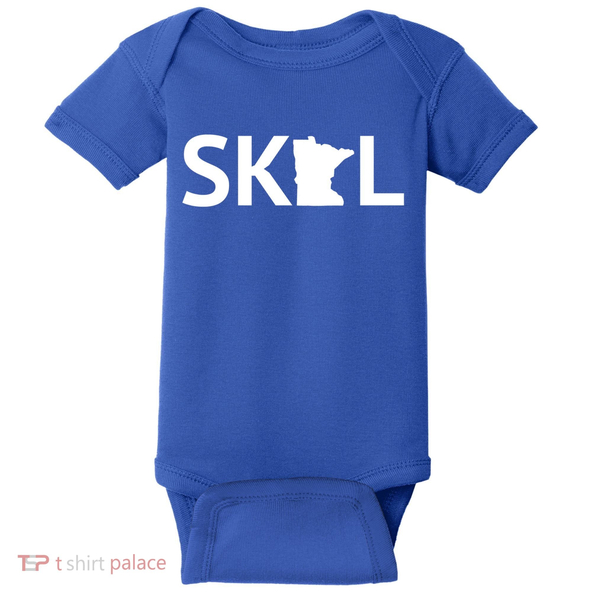 Skol Minnesota Cool Gift Let's Go Mn Hooded Great Gift Baby Bodysuit