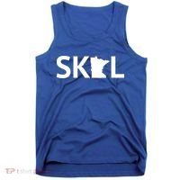 Skol Minnesota Cool Gift Let's Go Mn Hooded Great Gift Tank Top thumb 0