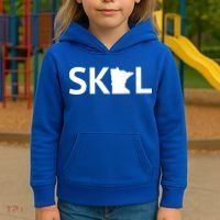 Skol Minnesota Cool Gift Let's Go Mn Hooded Great Gift Kids Hoodie thumb 3