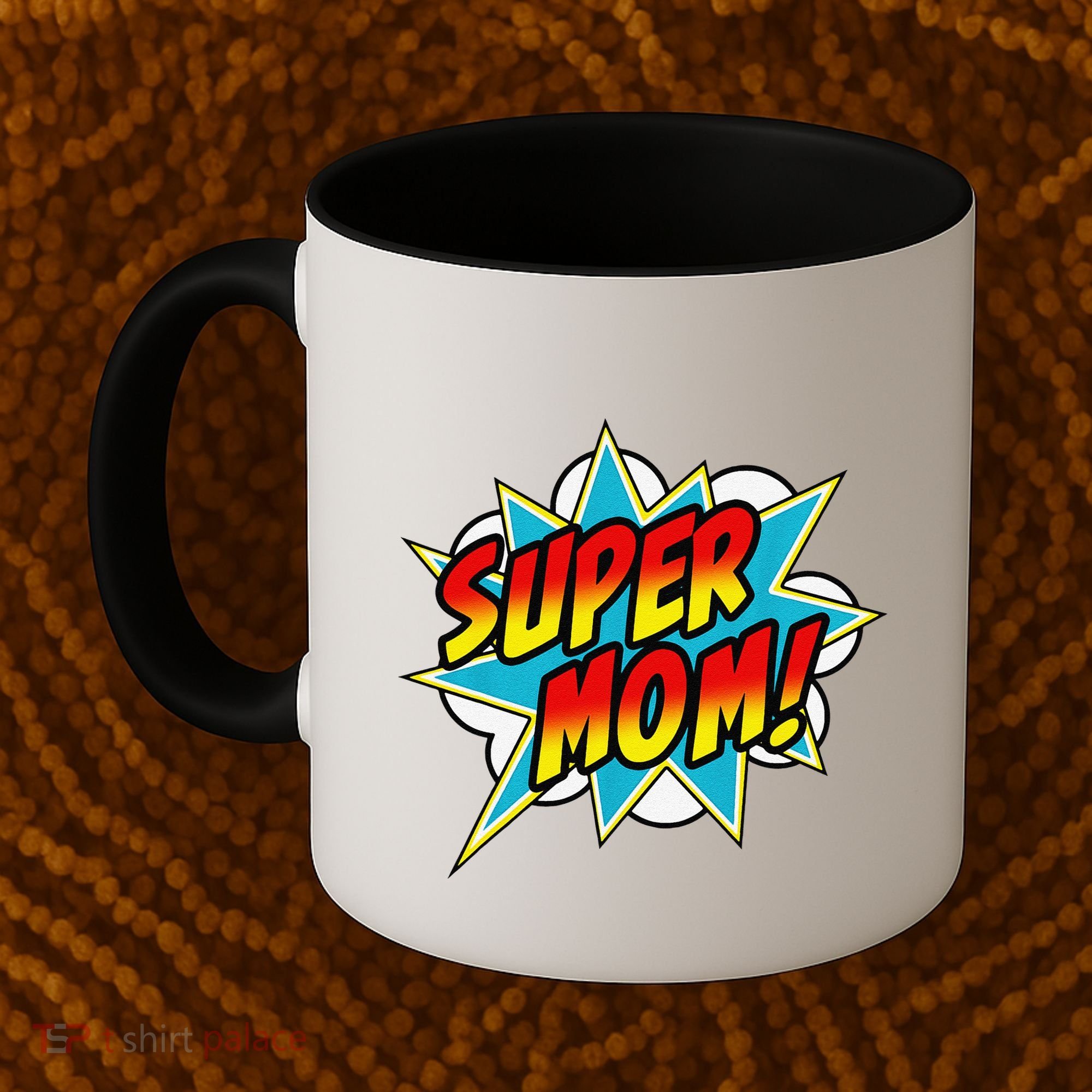 Super Mom Comic Book Superhero Mother's Day Coffee Mug