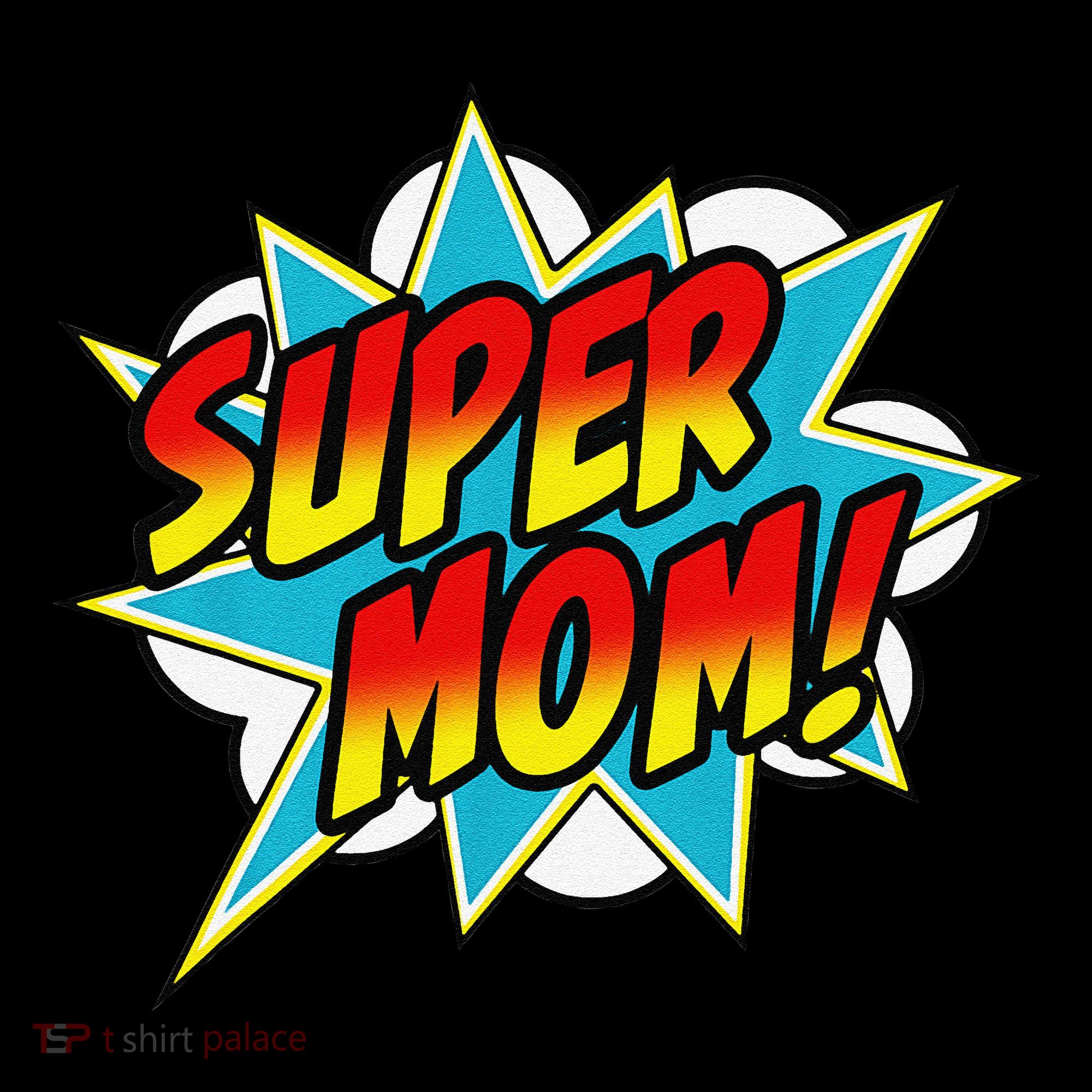 Super Mom Comic Book Superhero Mother's Day Women's Hoodie