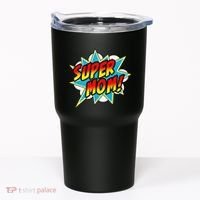 Super Mom Comic Book Superhero Mother's Day Tumbler thumb 0