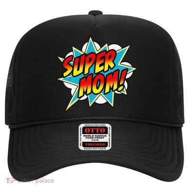 Super Mom Comic Book Superhero Mother's Day Hat