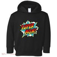 Super Mom Comic Book Superhero Mother's Day Toddler Hoodie thumb 0