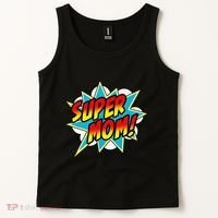 Super Mom Comic Book Superhero Mother's Day Tank Top thumb 2