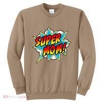 Super Mom Comic Book Superhero Mother's Day Sweatshirt thumb 0