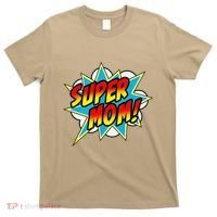 Super Mom Comic Book Superhero Mother's Day T-Shirt thumb 0