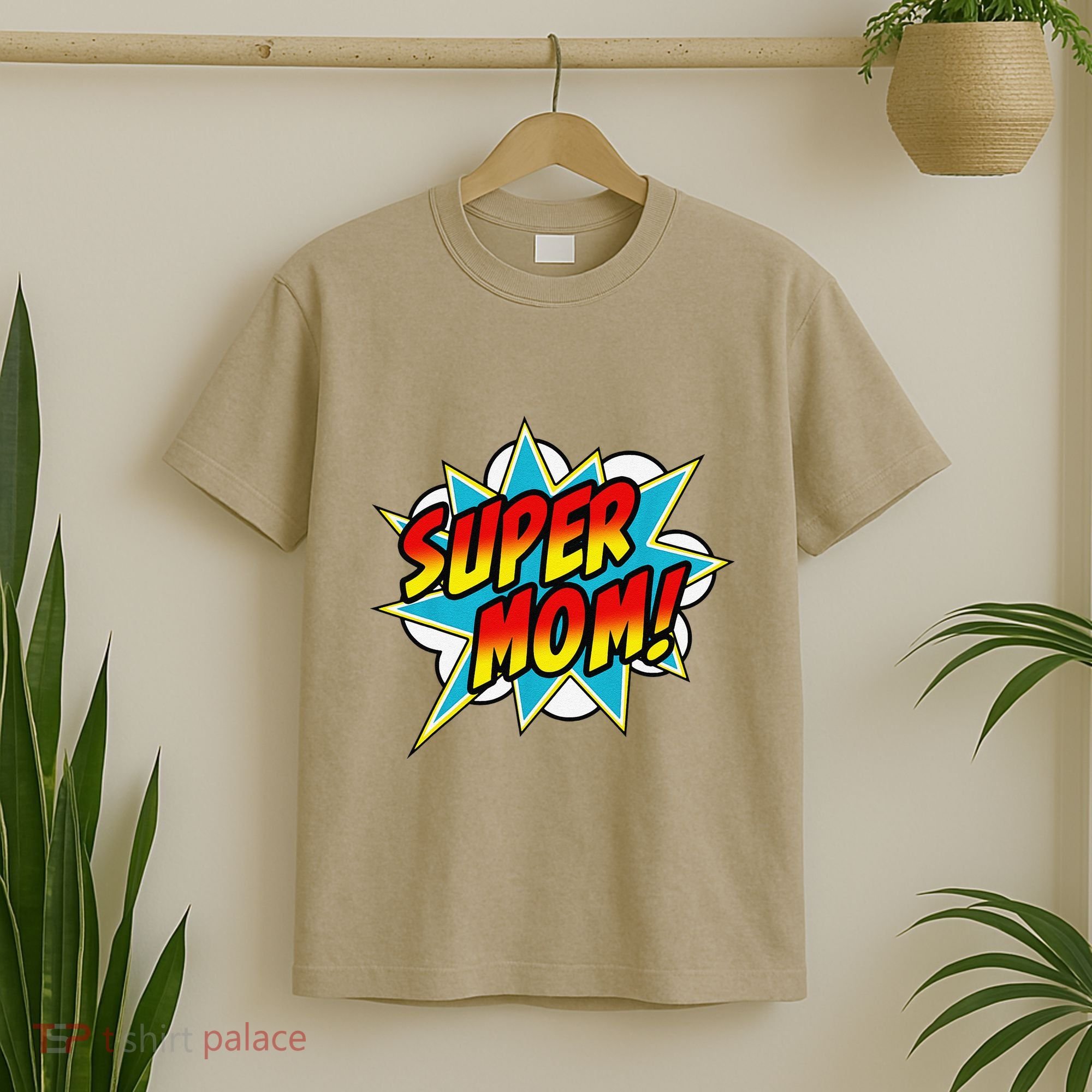 Super Mom Comic Book Superhero Mother's Day T-Shirt