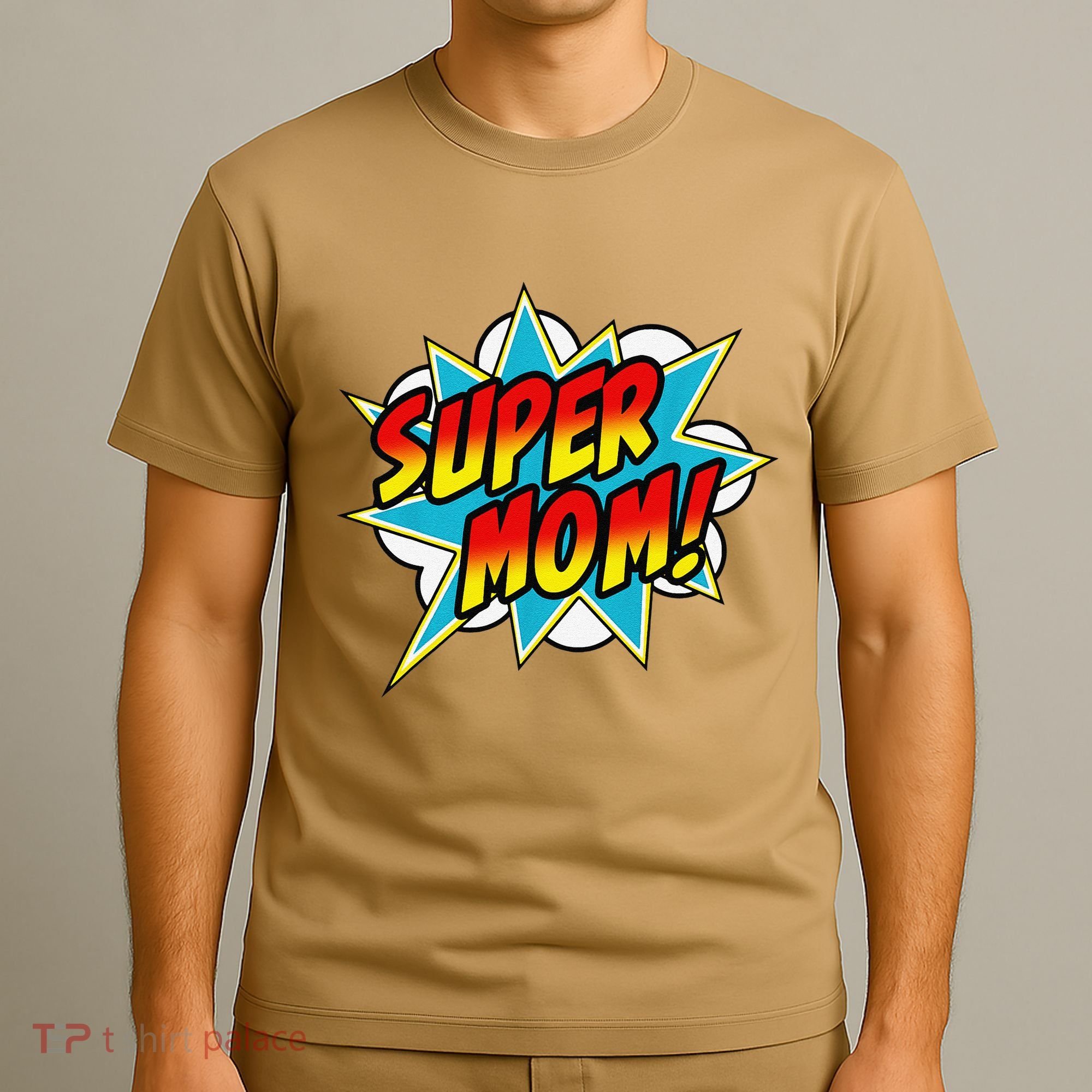 Super Mom Comic Book Superhero Mother's Day T-Shirt