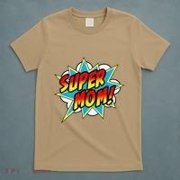Super Mom Comic Book Superhero Mother's Day T-Shirt thumb 5