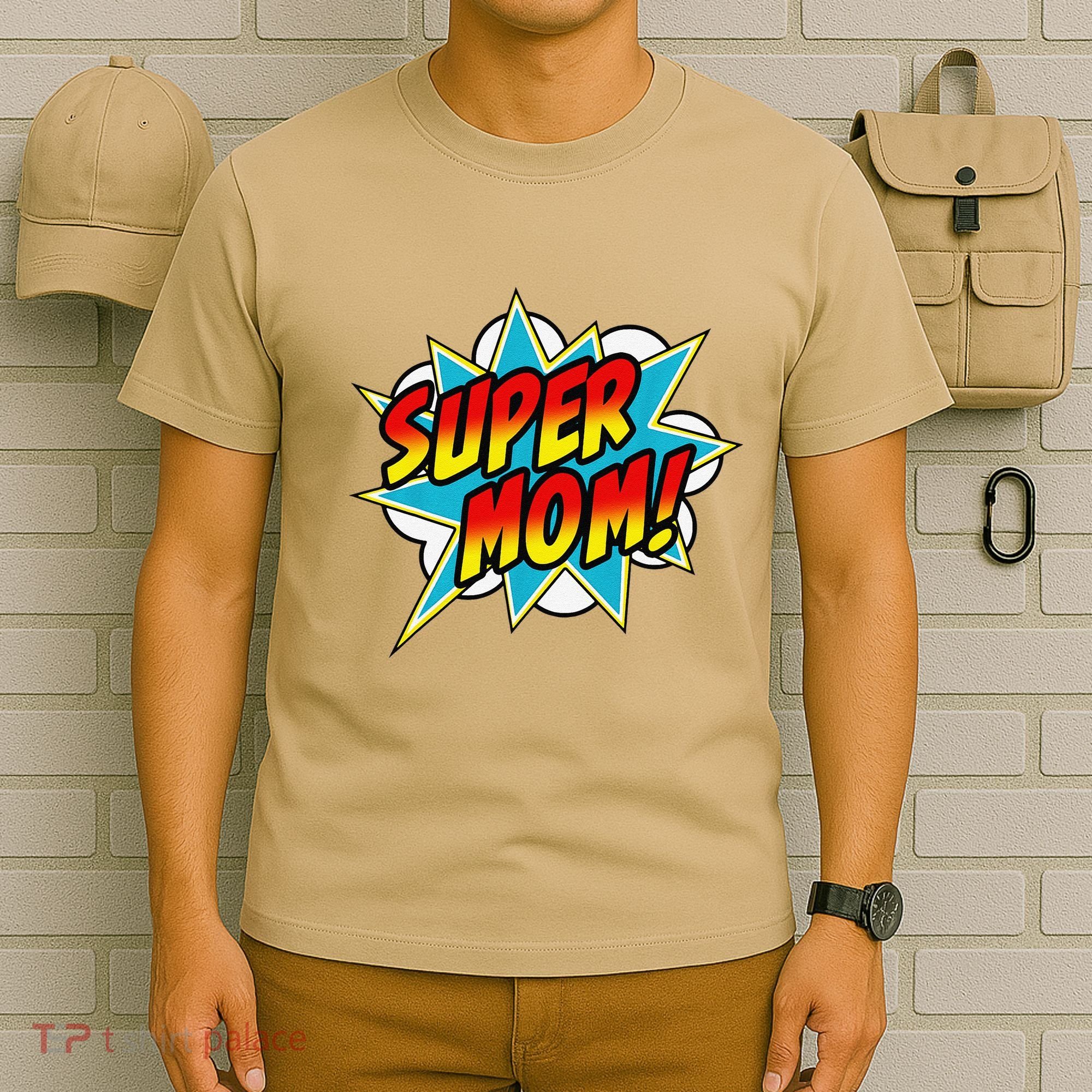 Super Mom Comic Book Superhero Mother's Day T-Shirt