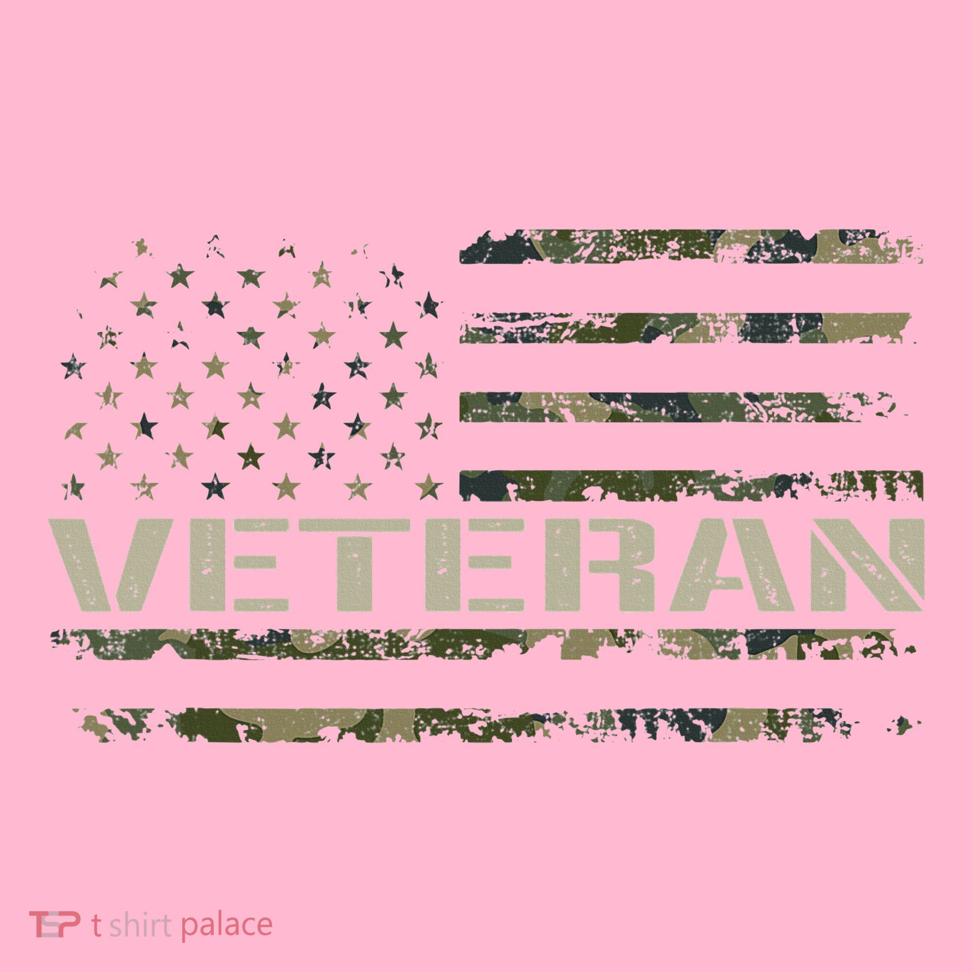 Soldier Military Camo Veteran American Flag Coaster