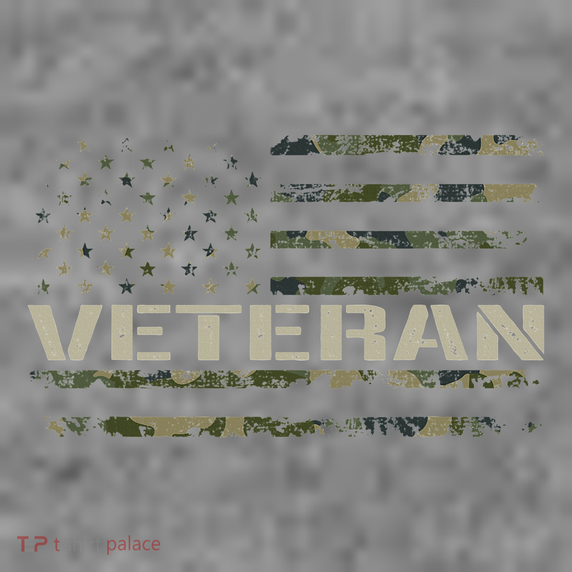 Soldier Military Camo Veteran American Flag Toddler Hoodie