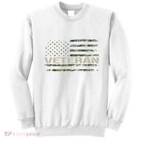 Soldier Military Camo Veteran American Flag Sweatshirt thumb 0