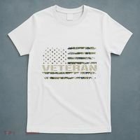 Soldier Military Camo Veteran American Flag T-Shirt thumb 5